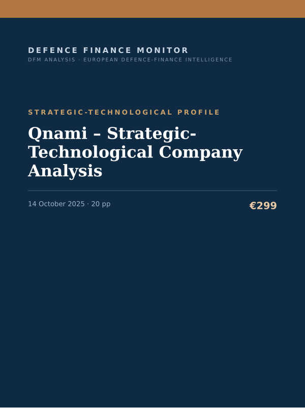 Cover of Qnami – Strategic-Technological Company Analysis