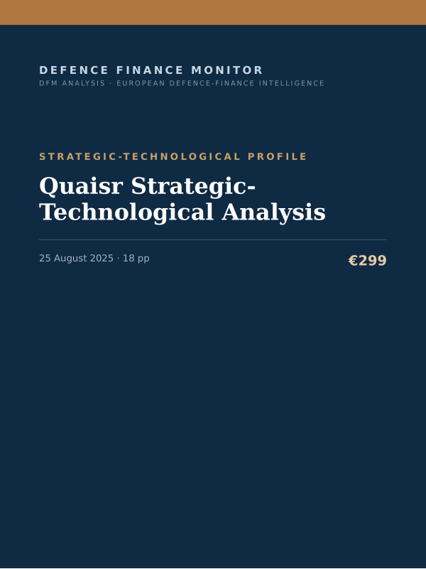 Cover of Quaisr Strategic-Technological Analysis