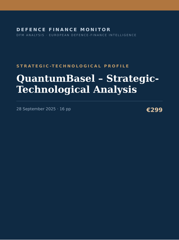 Cover of QuantumBasel – Strategic-Technological Analysis