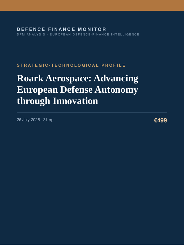 Cover of Roark Aerospace: Advancing European Defense Autonomy through Innovation