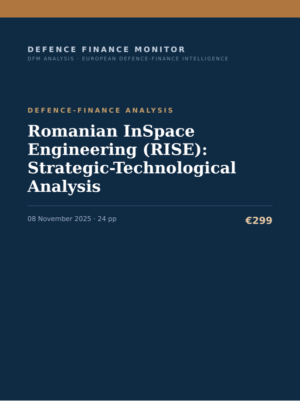 Cover of Romanian InSpace Engineering (RISE): Strategic-Technological Analysis