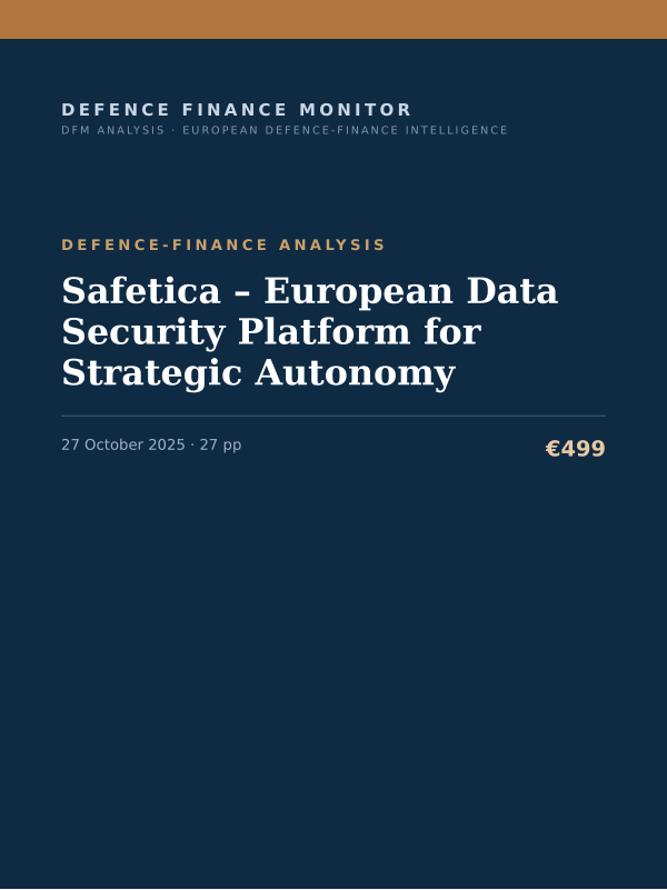 Cover of Safetica – European Data Security Platform for Strategic Autonomy