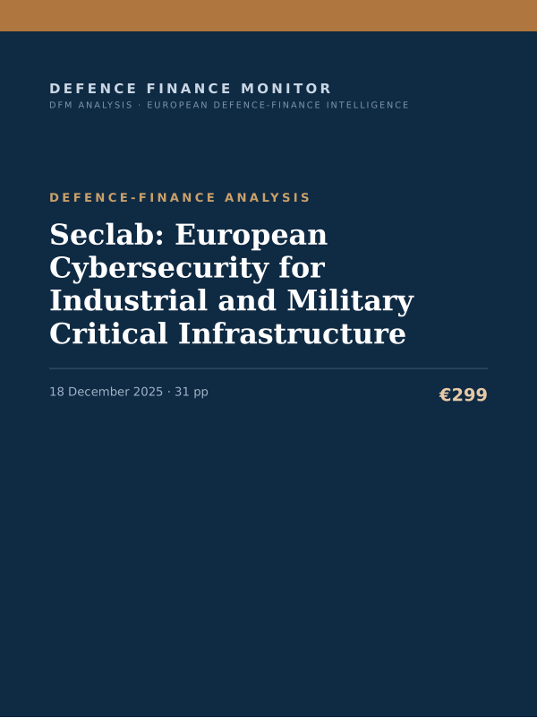 Cover of Seclab: European Cybersecurity for Industrial and Military Critical Infrastructure
