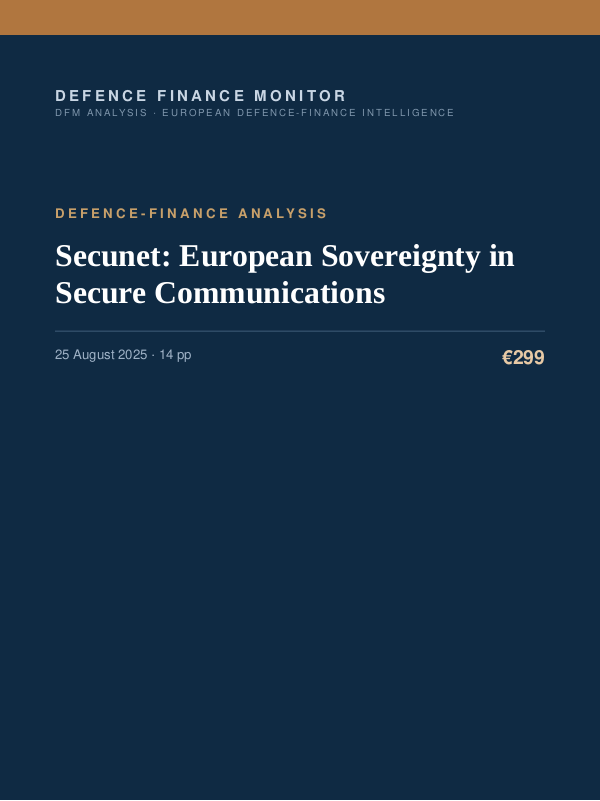 Cover of Secunet: European Sovereignty in Secure Communications