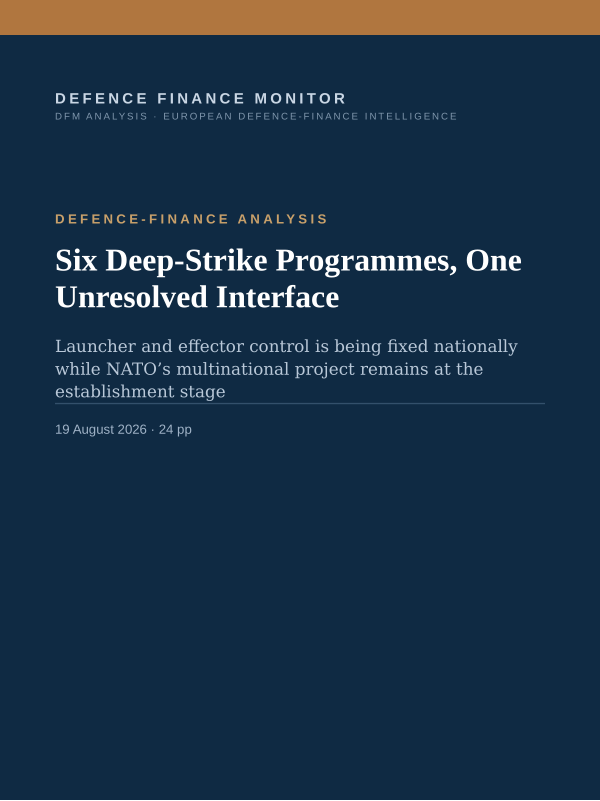 Cover of Six Deep-Strike Programmes, One Unresolved Interface