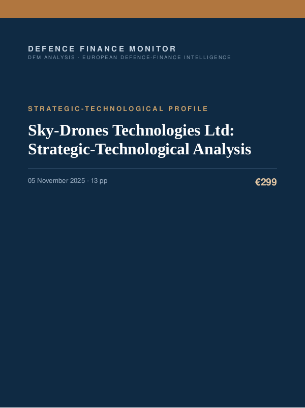 Cover of Sky-Drones Technologies Ltd: Strategic-Technological Analysis