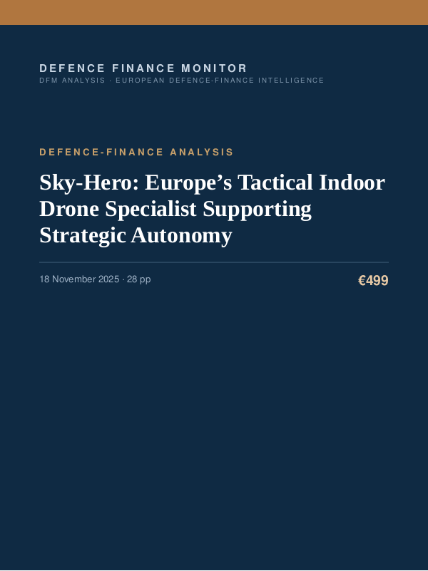 Cover of Sky-Hero: Europe’s Tactical Indoor Drone Specialist Supporting Strategic Autonomy