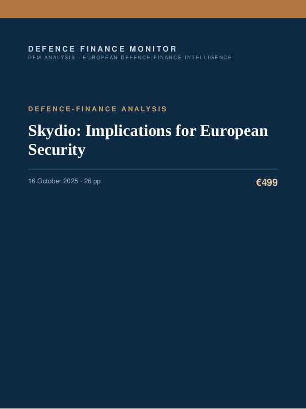 Cover of Skydio: Implications for European Security