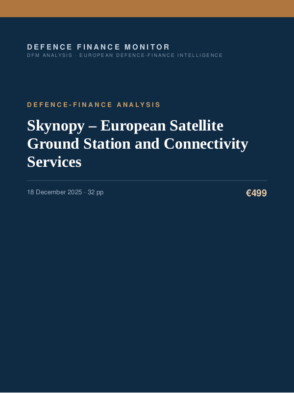 Cover of Skynopy – European Satellite Ground Station and Connectivity Services