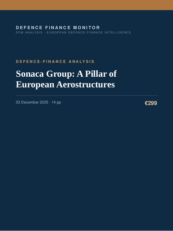 Cover of Sonaca Group: A Pillar of European Aerostructures