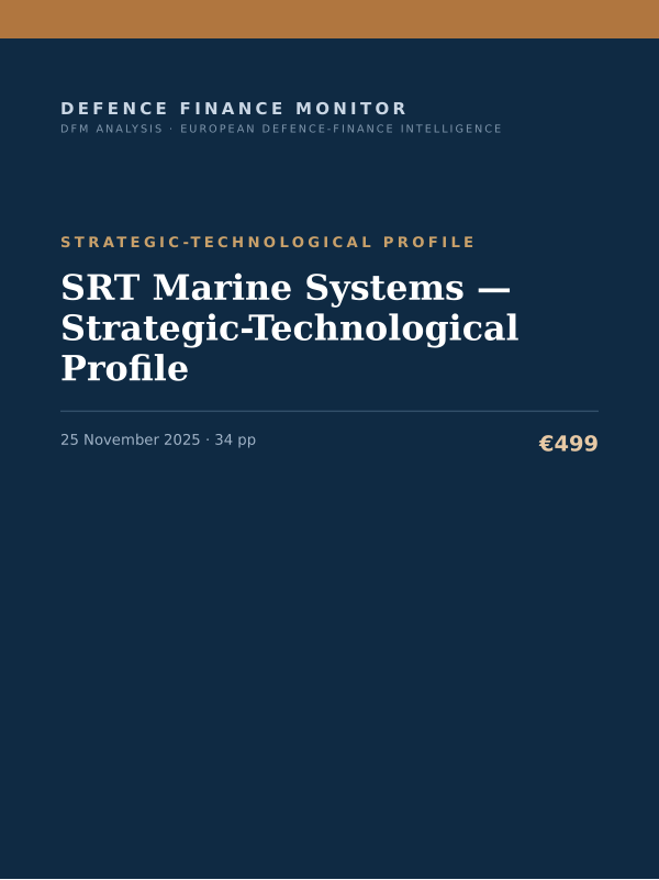 Cover of SRT Marine Systems — Strategic-Technological Profile