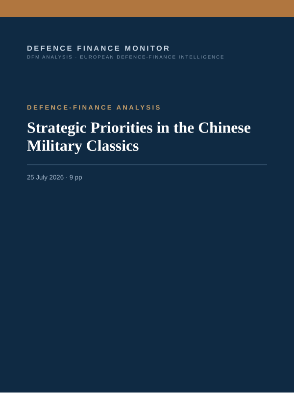 Cover of Strategic Priorities in the Chinese Military Classics
