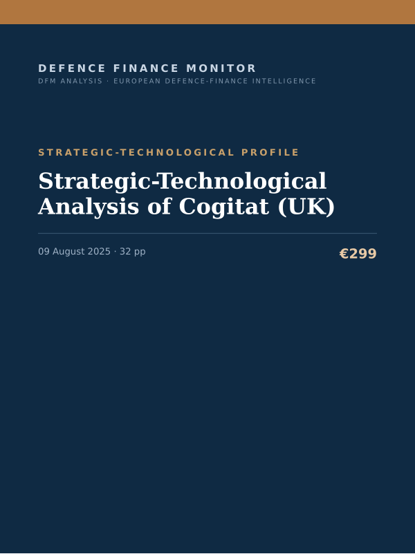 Cover of Strategic-Technological Analysis of Cogitat (UK)