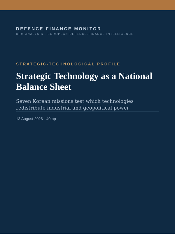 Cover of the report Strategic Technology as a National Balance Sheet