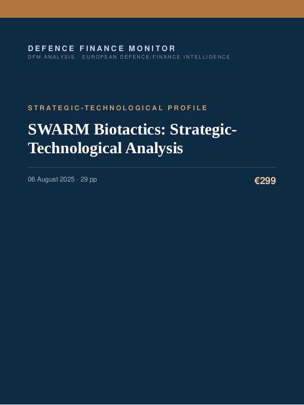 Cover of SWARM Biotactics: Strategic-Technological Analysis