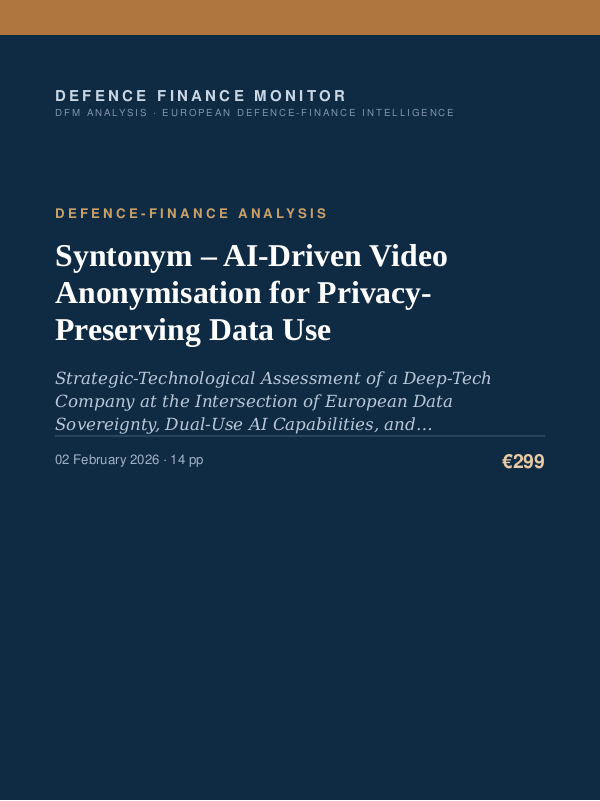 Cover of Syntonym – AI-Driven Video Anonymisation for Privacy-Preserving Data Use