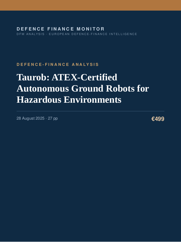 Cover of Taurob: ATEX-Certified Autonomous Ground Robots for Hazardous Environments