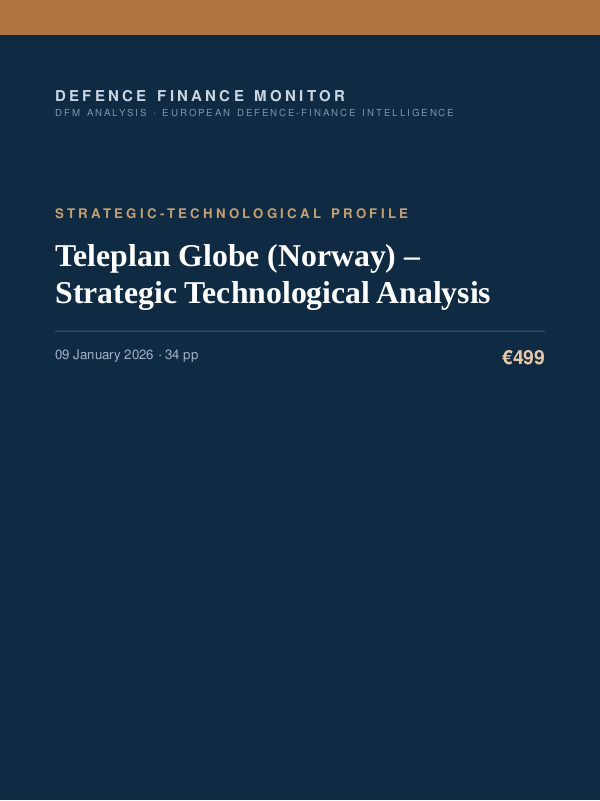 Cover of Teleplan Globe (Norway) – Strategic Technological Analysis