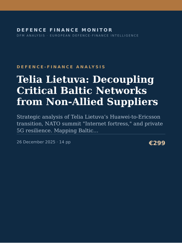 Cover of Telia Lietuva: Decoupling Critical Baltic Networks from Non-Allied Suppliers