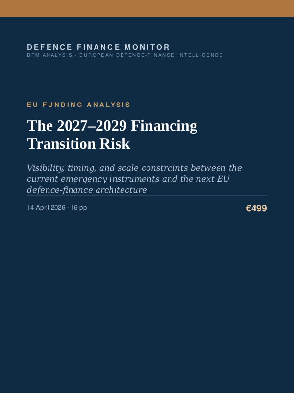 Cover of The 2027–2029 Financing Transition Risk