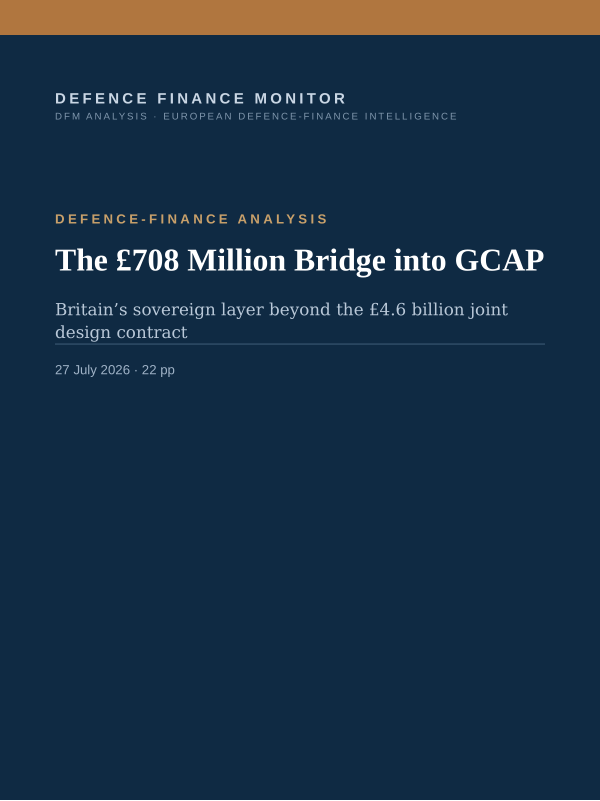 Cover of The £708 Million Bridge into GCAP