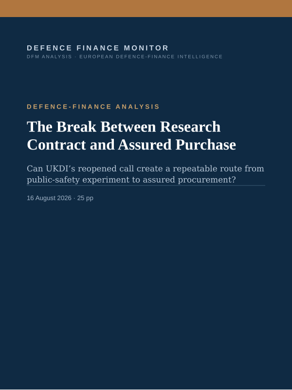 Cover of The Break Between Research Contract and Assured Purchase