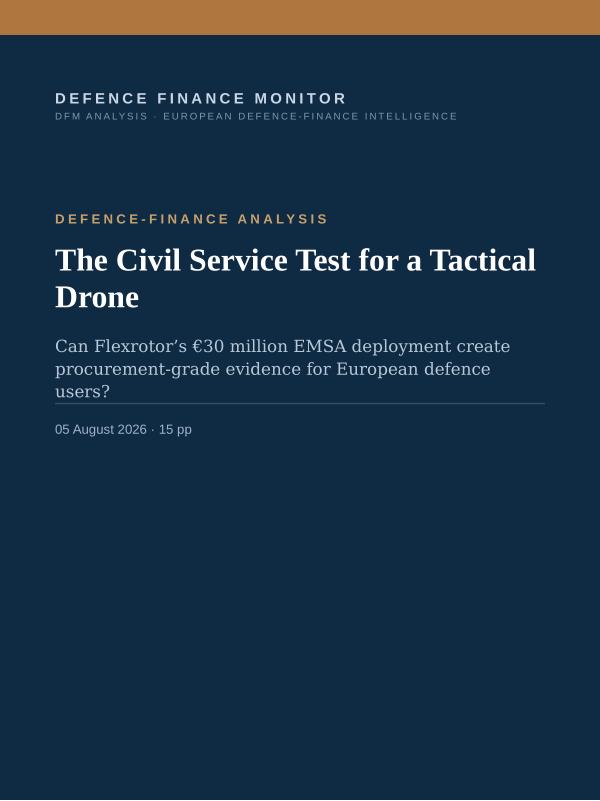 Cover of The Civil Service Test for a Tactical Drone