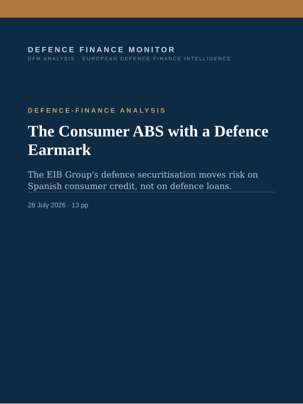 Cover of The Consumer ABS with a Defence Earmark