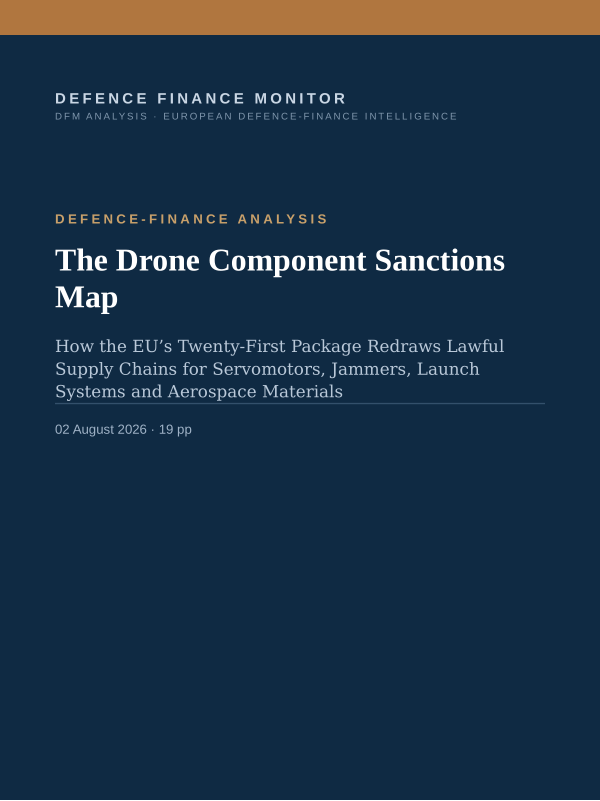 Cover of The Drone Component Sanctions Map