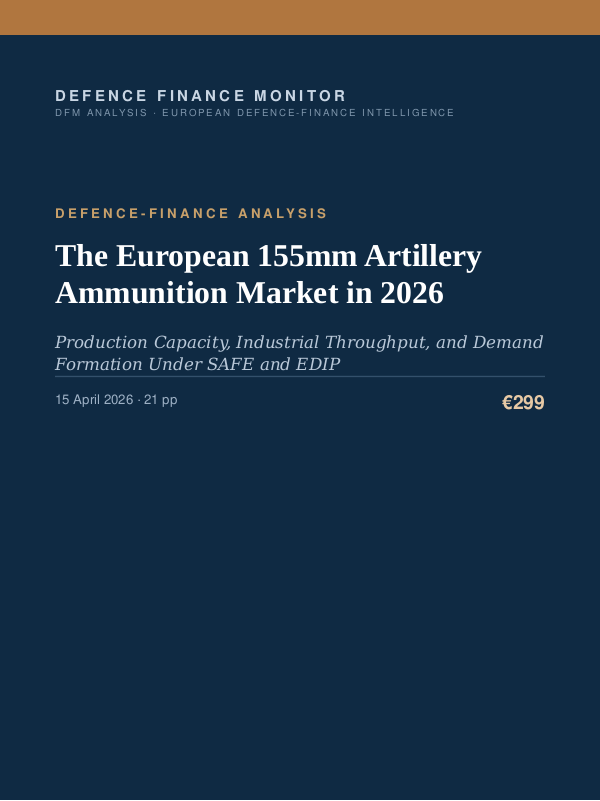 Cover of The European 155mm Artillery Ammunition Market in 2026