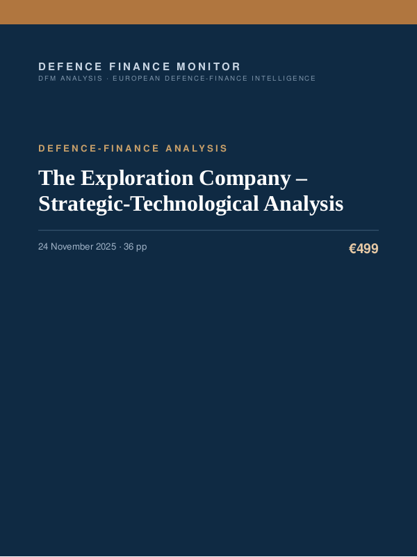 Cover of The Exploration Company – Strategic-Technological Analysis
