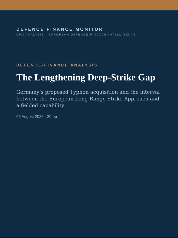 Cover of The Lengthening Deep-Strike Gap