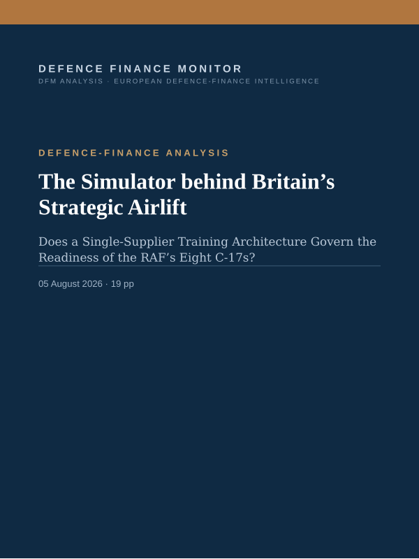 Cover of The Simulator behind Britain’s Strategic Airlift