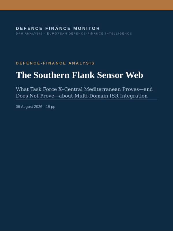 Cover of The Southern Flank Sensor Web