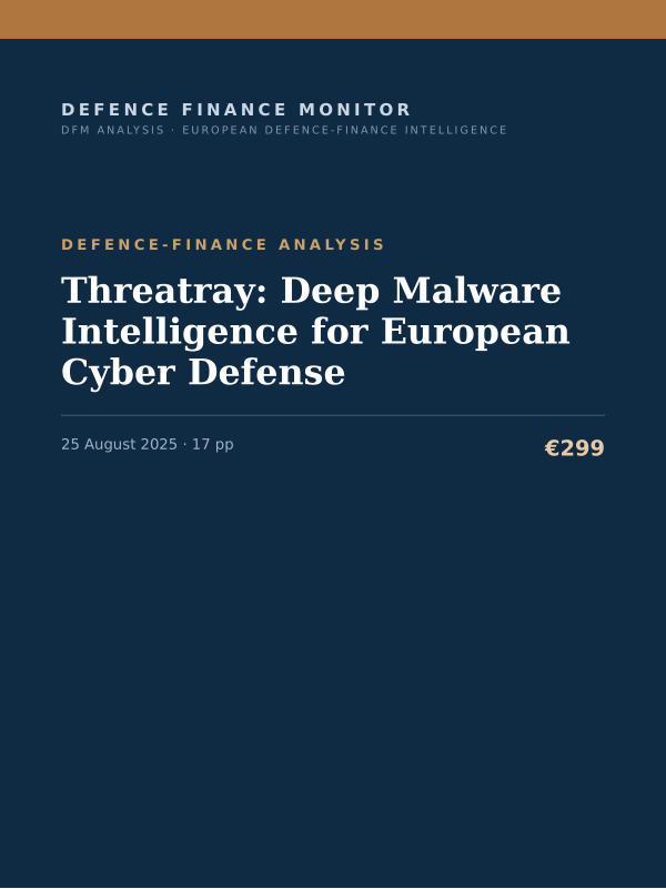 Cover of Threatray: Deep Malware Intelligence for European Cyber Defense