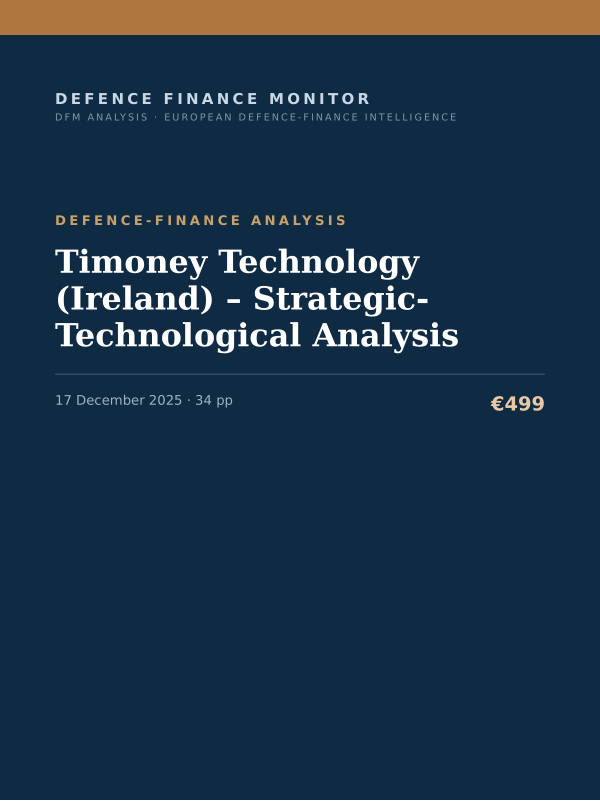 Cover of Timoney Technology (Ireland) – Strategic-Technological Analysis