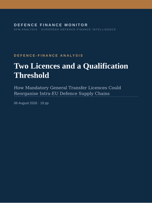 Cover of the report Two Licences and a Qualification Threshold