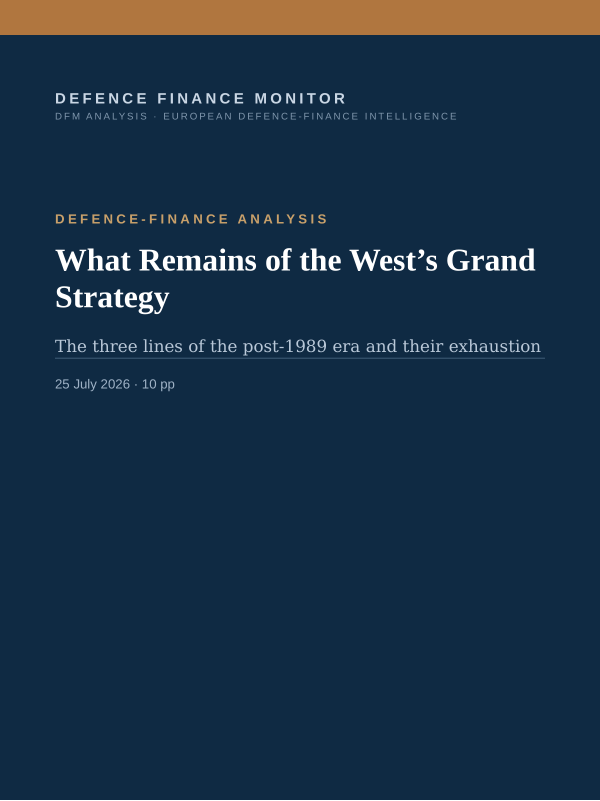 Cover of What Remains of the West’s Grand Strategy
