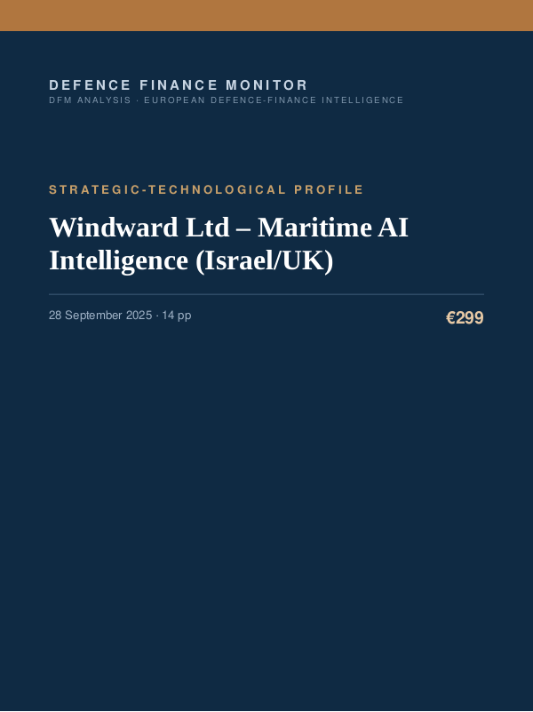 Cover of Windward Ltd – Maritime AI Intelligence (Israel/UK)