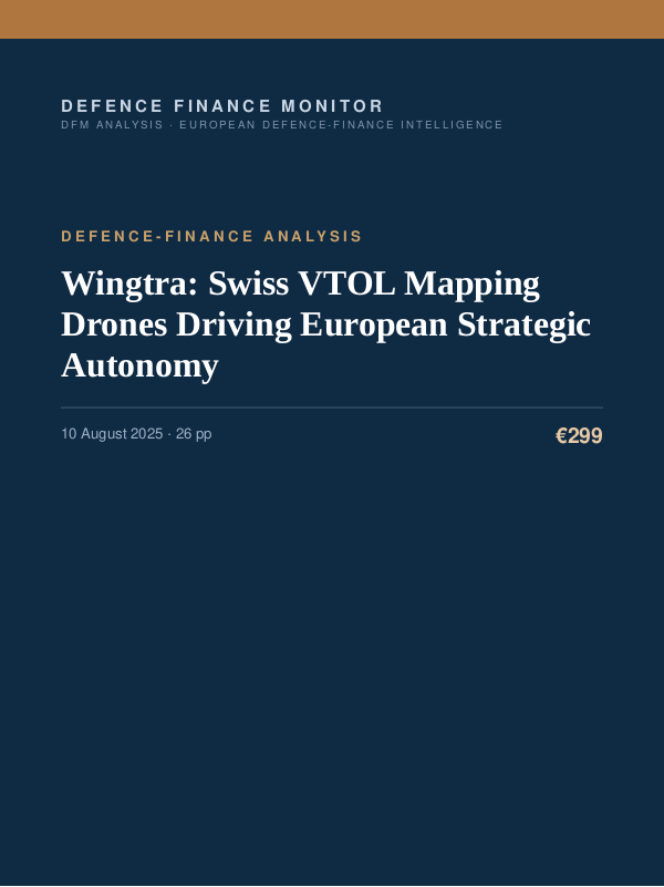 Cover of Wingtra: Swiss VTOL Mapping Drones Driving European Strategic Autonomy