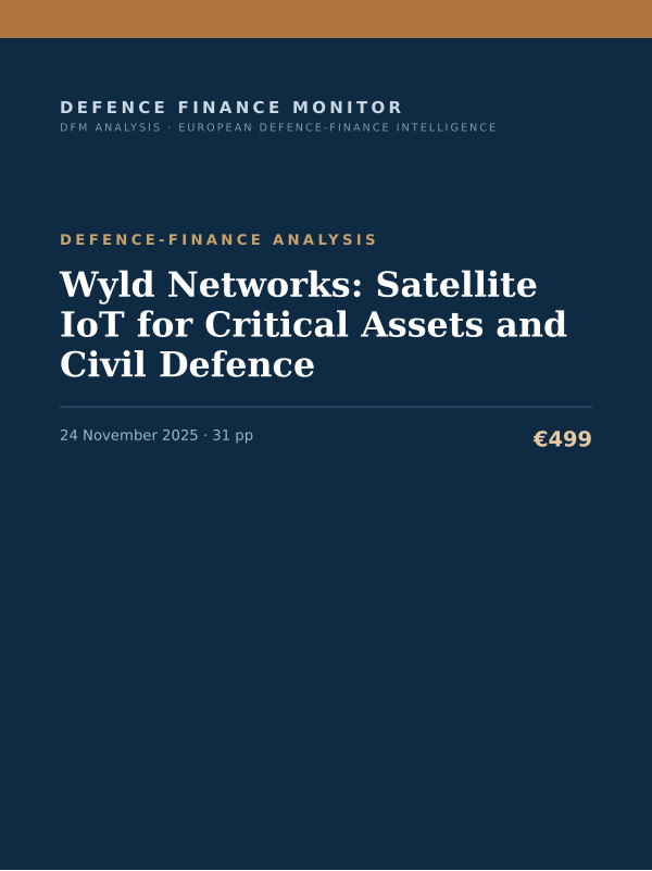 Cover of Wyld Networks: Satellite IoT for Critical Assets and Civil Defence