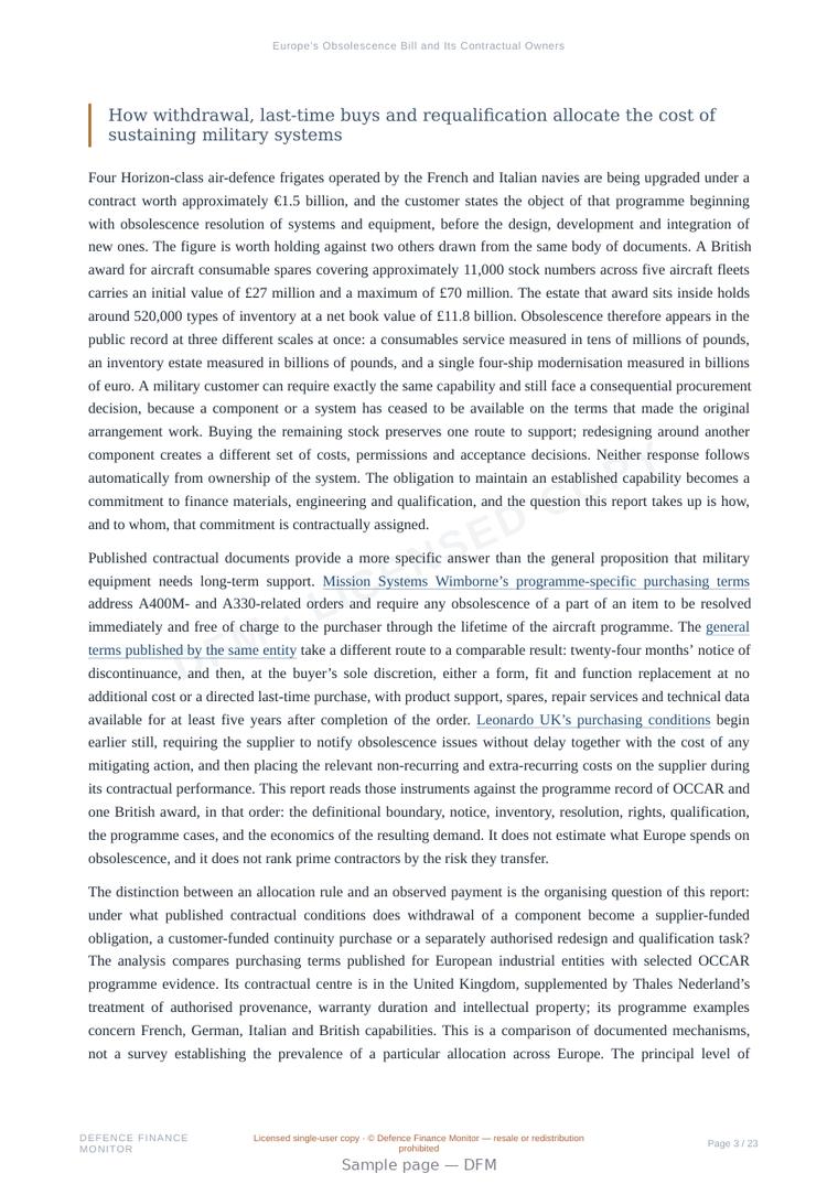 Sample page from “Europe’s Obsolescence Bill and Its Contractual Owners” — 24-page report