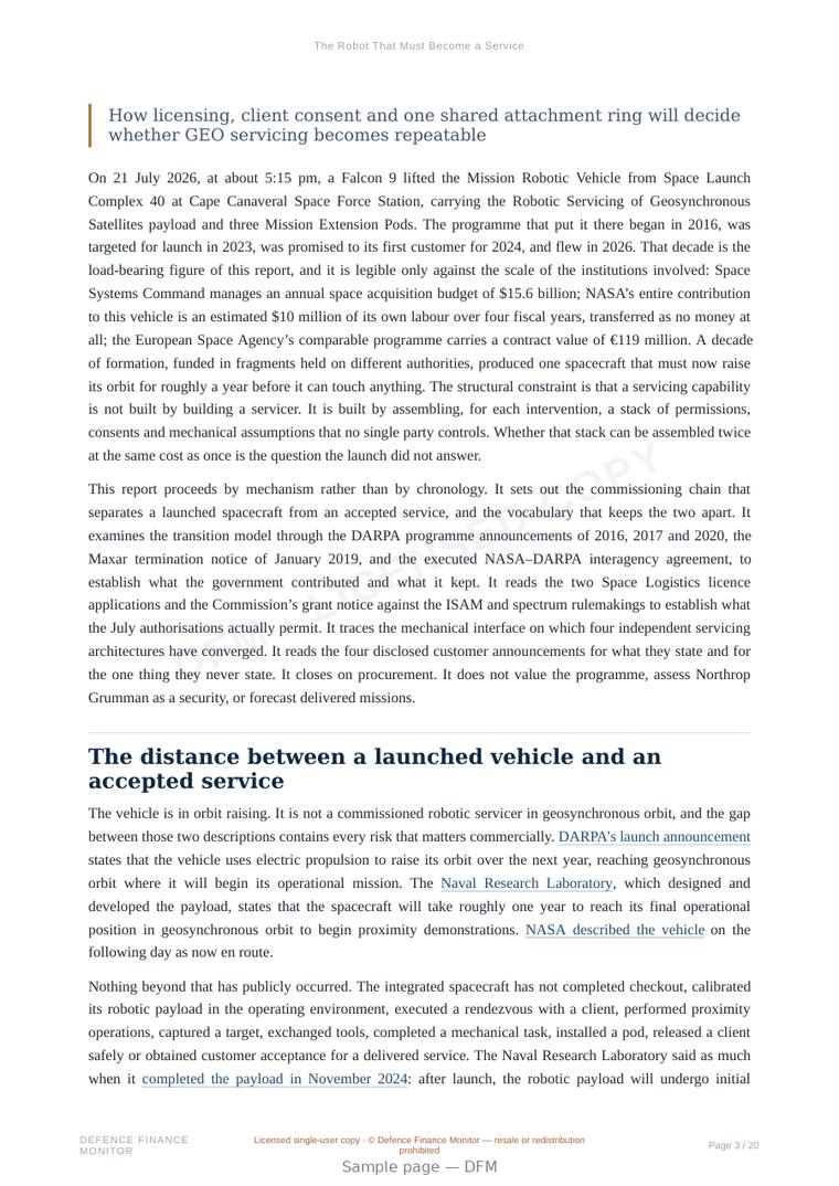 Sample page from “The Robot That Must Become a Service” — 21-page report